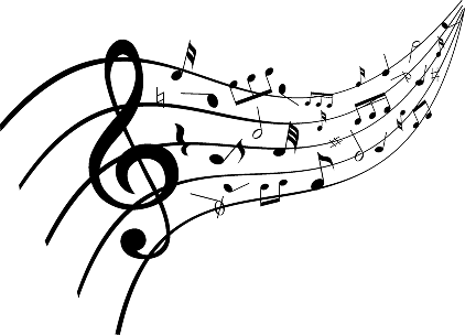 Music notes decoration